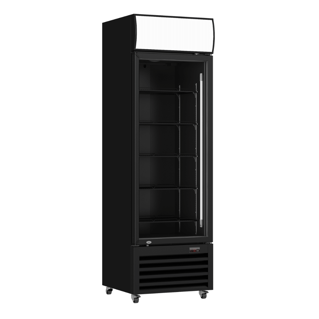 Ex-Showroom: Thermaster Single Glass Door Colourbond Upright Drink Fridge - LG-370BP-QLD131