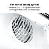 Thermaster Single Glass Door Black Colourbond Upright Drink Fridge - LG-540BP