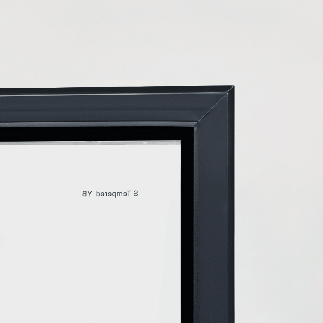 Thermaster Single Glass Door Black Colourbond Upright Drink Fridge - LG-540BP