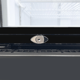 Thermaster Single Glass Door Black Colourbond Upright Drink Fridge - LG-540BP