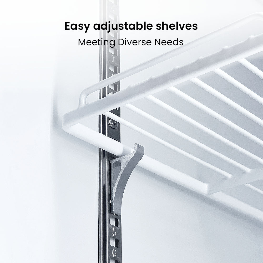 Thermaster Single Glass Door Colourbond Upright Drink Fridge White - LG-540P