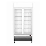 Thermaster Double Glass Door Colourbond Upright Drink Fridge - LG-580P