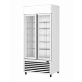 Thermaster Double Glass Door Colourbond Upright Drink Fridge - LG-580P