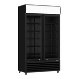 Thermaster Two Glass Door Colourbond Upright Drink Fridge - LG-730BP