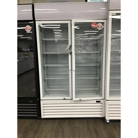 Ex-Showroom: Thermaster Two Glass Door Colourbond Upright Drink Fridge - LG-730P-VIC1047