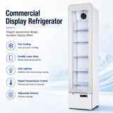 Thermaster SlimFit Upright Glass Door Beverage Fridge - LG166FA