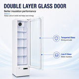 Thermaster SlimFit Upright Glass Door Beverage Fridge - LG166FA
