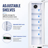 Thermaster SlimFit Upright Glass Door Beverage Fridge - LG166FA