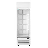Thermaster Single Glass Door Colourbond Upright Drink Fridge - LG-370P