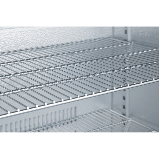 Thermaster Under Bench single Heated Glass Door Bar Fridge/Cooler with heater switch - LG-138TD