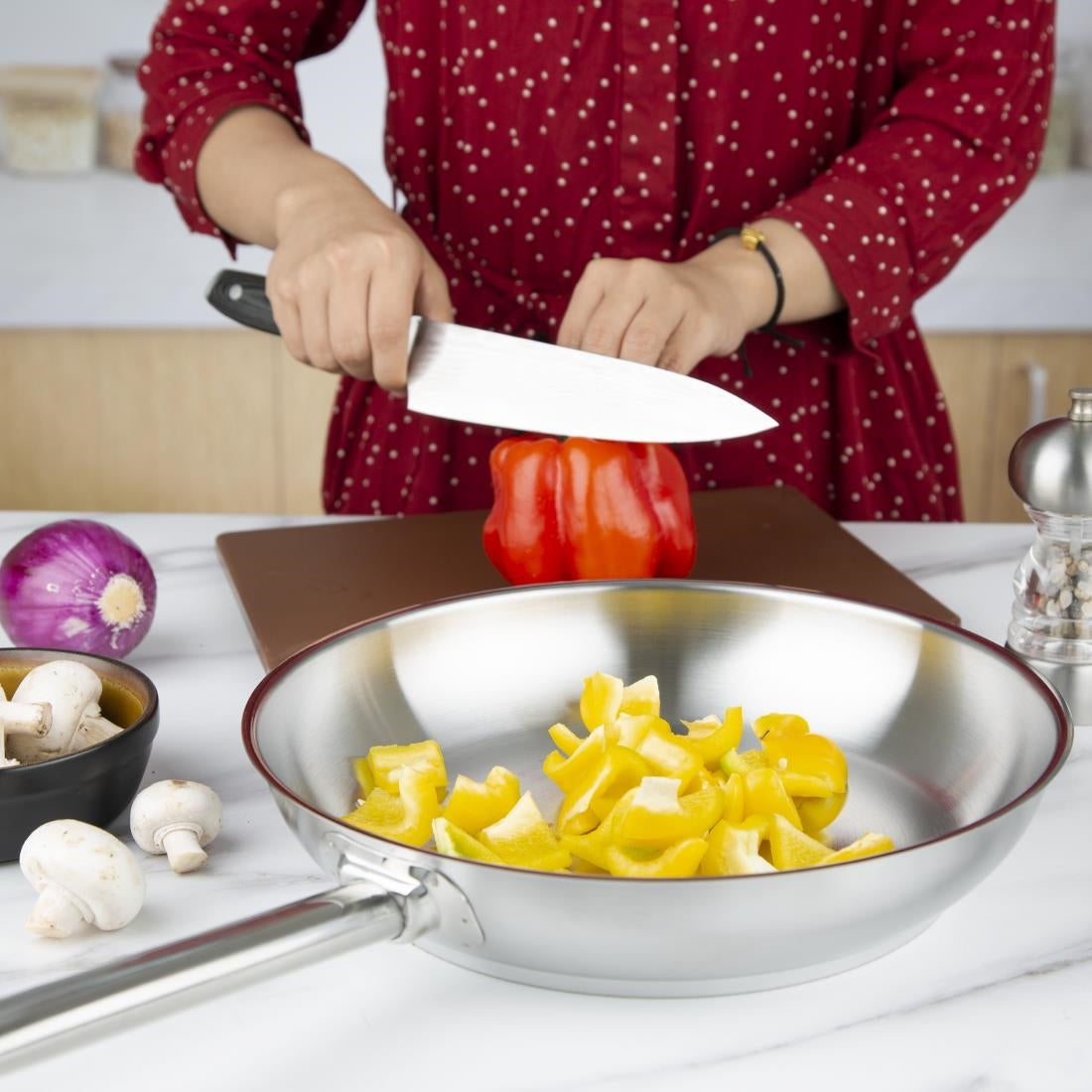 Vogue Frypan St/St - 280mm