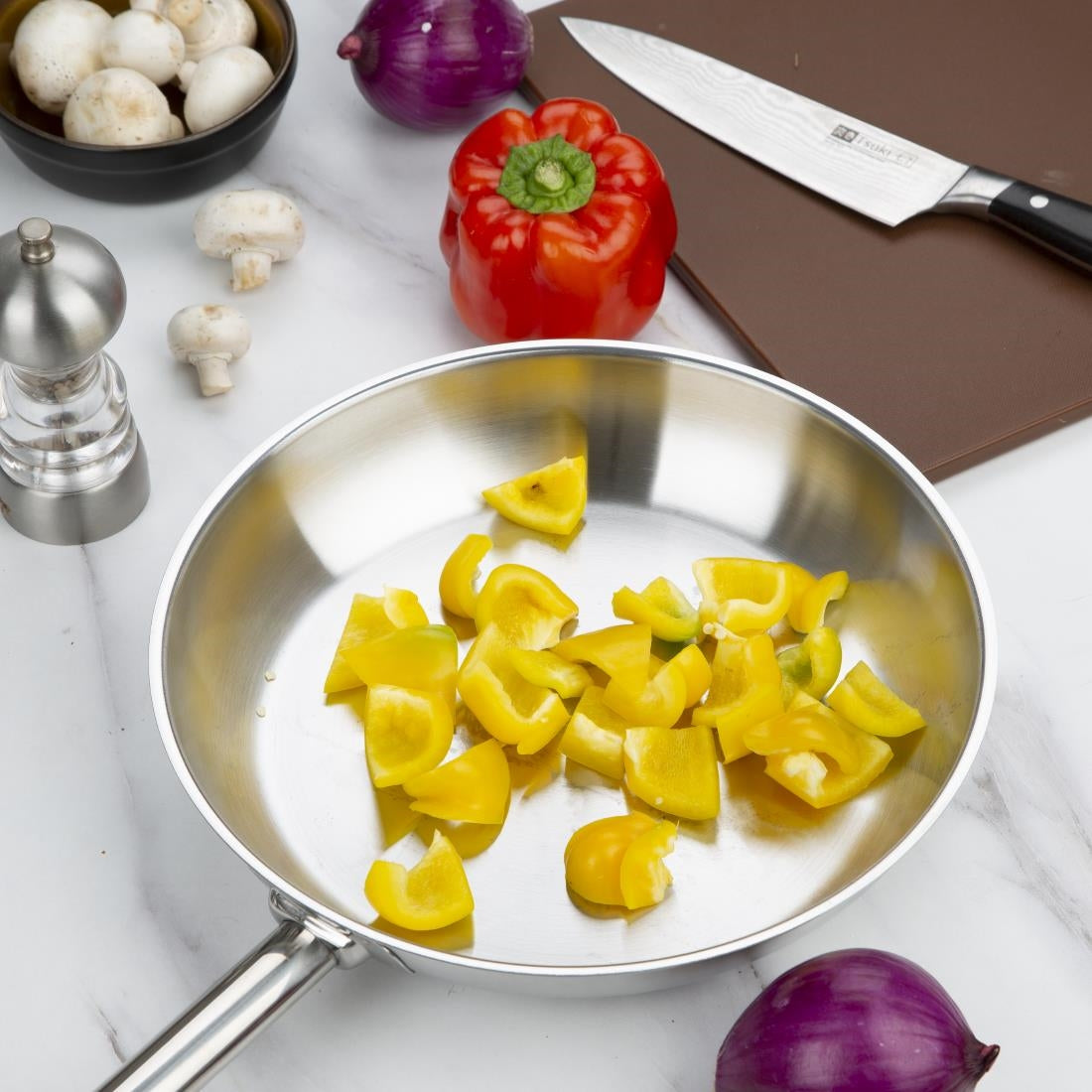 Vogue Frypan St/St - 280mm