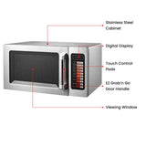 Benchstar Stainless Steel Microwave Oven - MD-1000L
