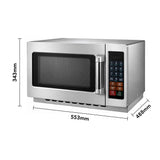 Benchstar Stainless Steel Microwave Oven - MD-1400
