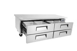 Chef Base 4 Drawers 1840mm Fridge MGF8453