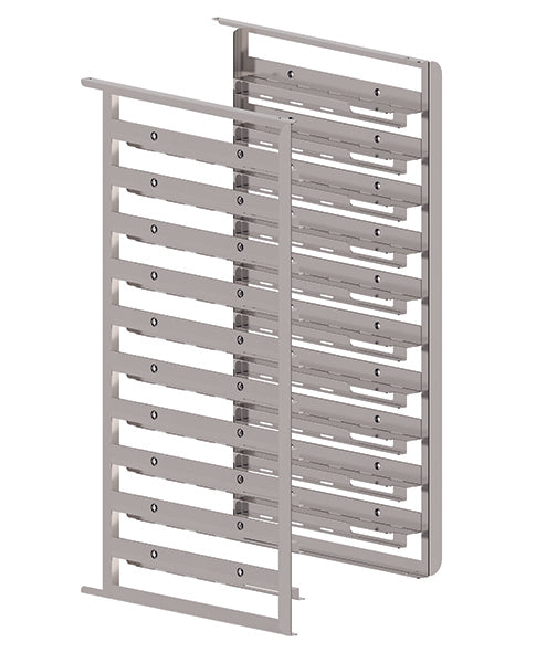 AISI 304 dual-support kit right/left capacity 10 trays