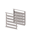 AISI 304 dual-support kit right/left capacity 4 trays