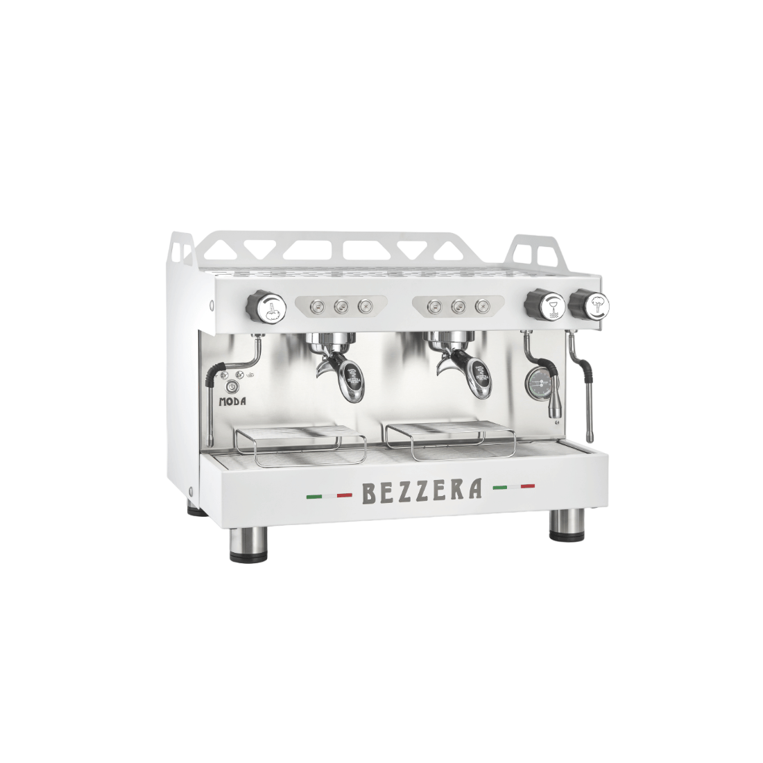 BEZZERA MODA DE 2 Group Espresso Machine White - MODADE2W – Newhand ...