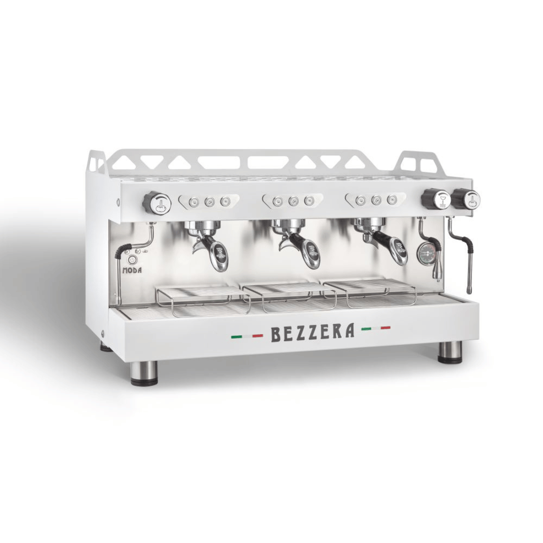 BEZZERA MODA DE 3 Group Espresso Machine White MODADE3W