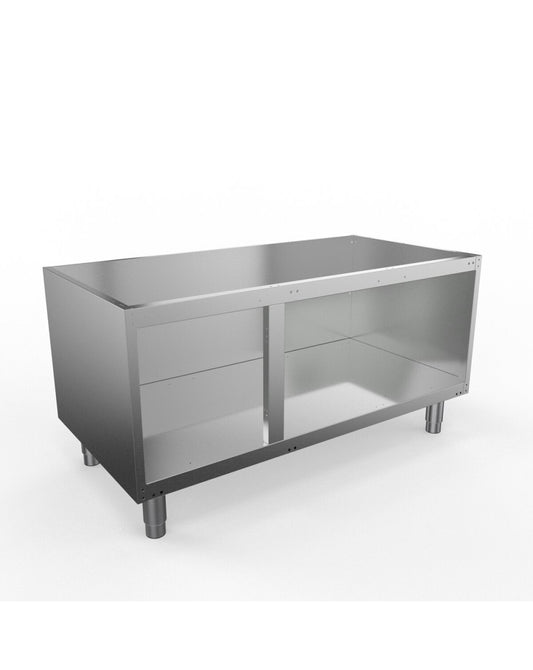 90VA120 Stainless Steel Open Cabinet (M120). 1200 X 830 X 620mm