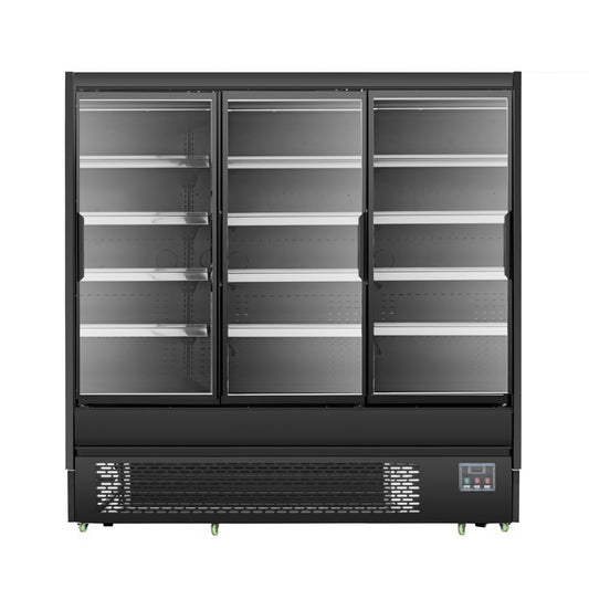 Ex-Showroom: Bonvue 4 Shelves Open Chiller with Tempered Glass Doors - OD-2080P-VIC963