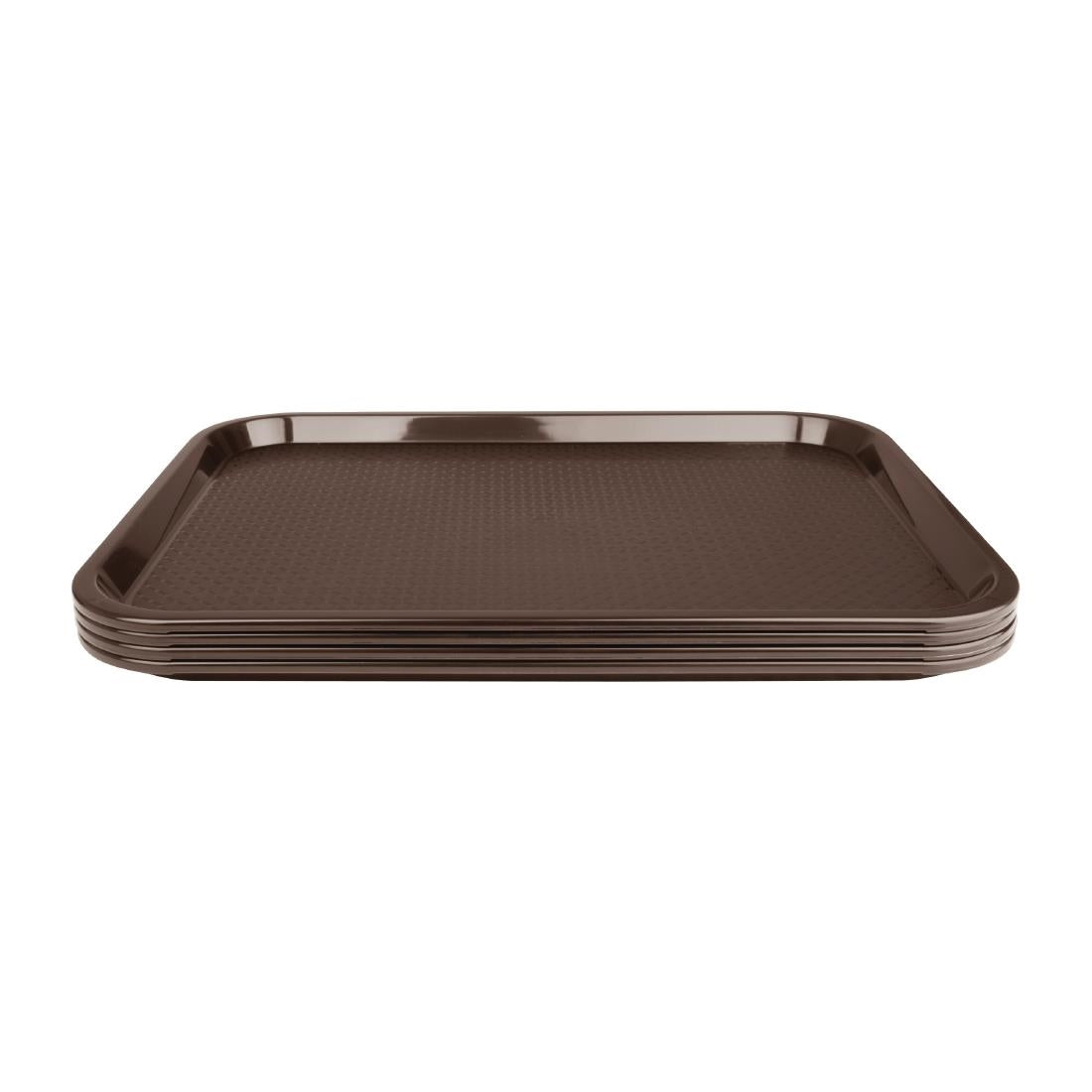 EDLP - Olympia Kristallon Foodservice Tray Dark Brown - 305x415mm