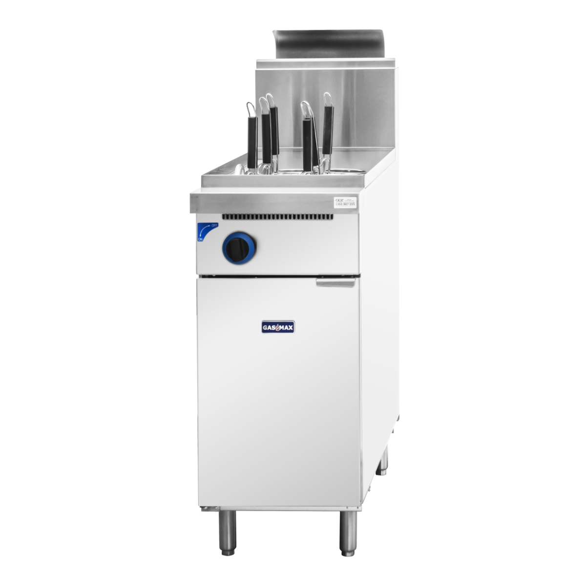 Gasmax V Pan Natural Gas 6 Baskets Pasta and Noodle Cooker PC150-6