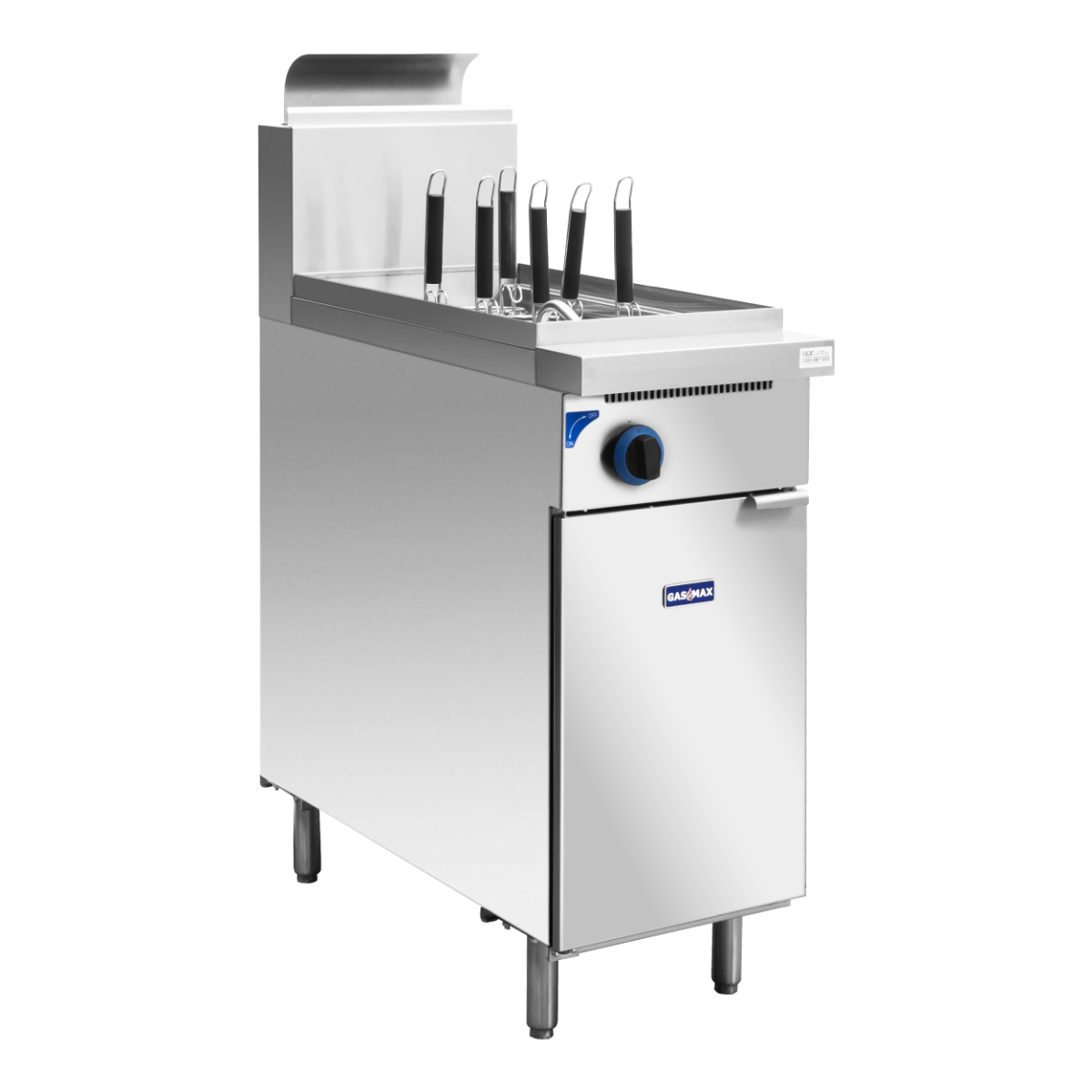 Gasmax V Pan Natural Gas 6 Baskets Pasta and Noodle Cooker PC150-6