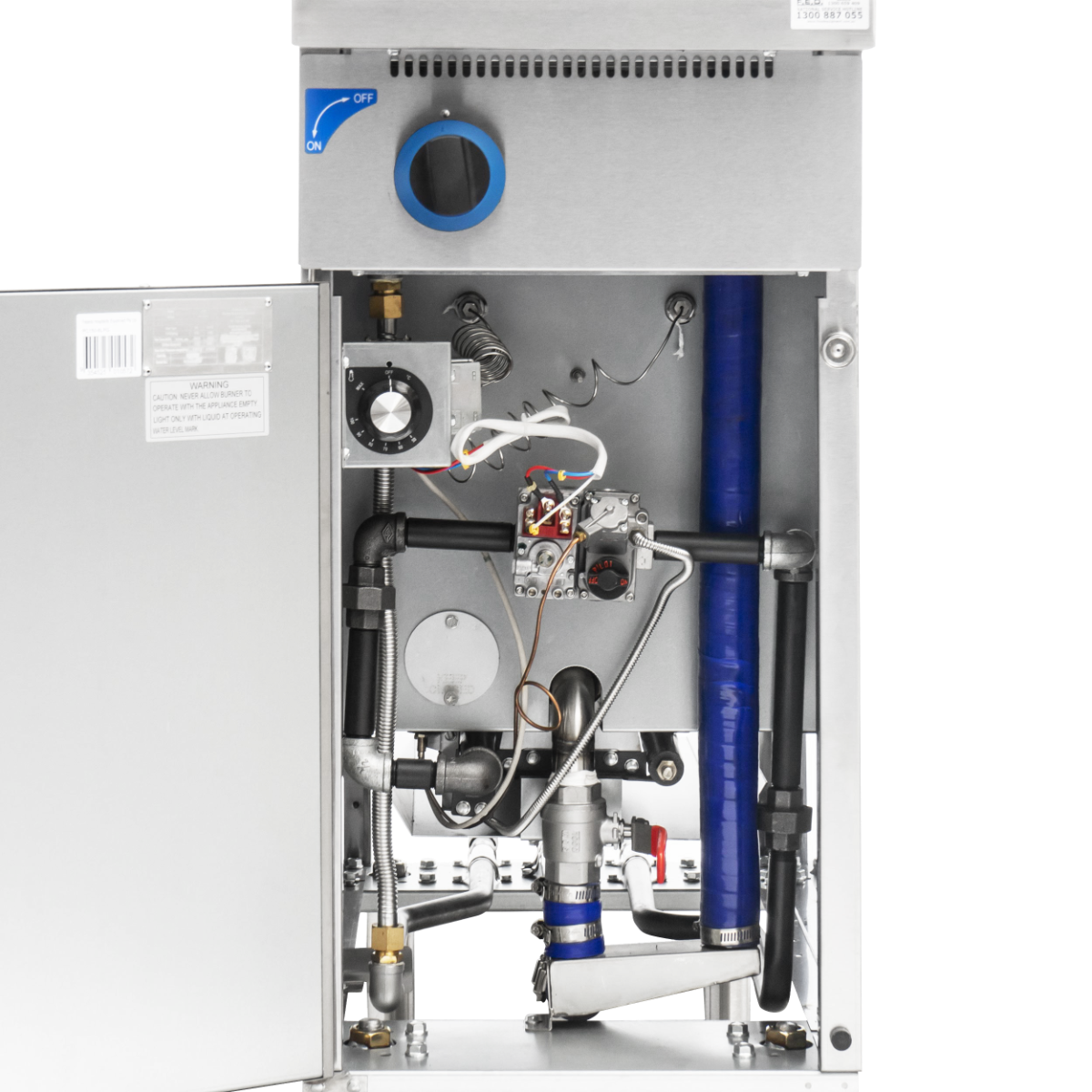 Gasmax V Pan Natural Gas 6 Baskets Pasta and Noodle Cooker PC150-6