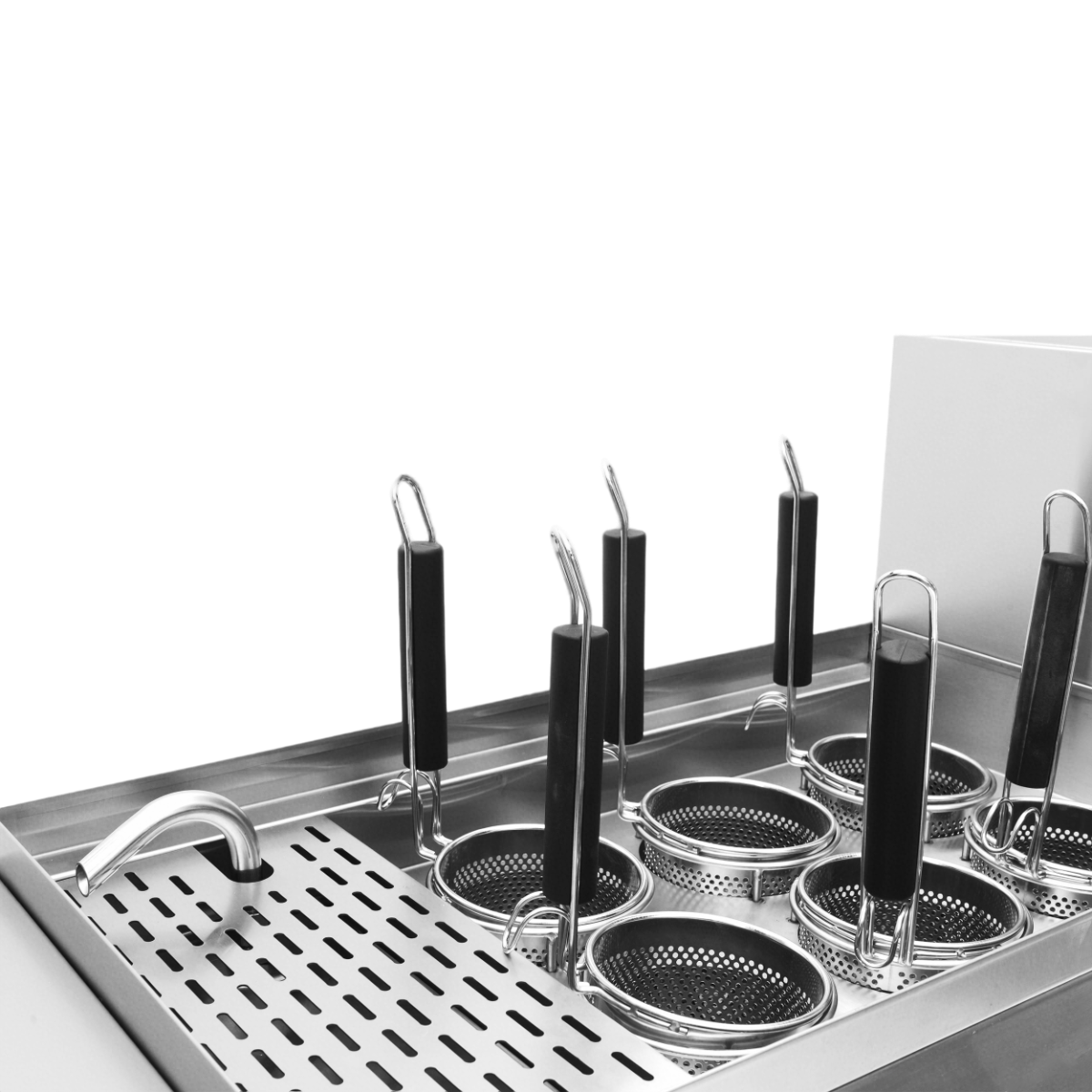 Gasmax V Pan Natural Gas 6 Baskets Pasta and Noodle Cooker PC150-6