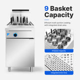 Gasmax V Pan LPG 9 Baskets Pasta and Noodle Cooker - PC150-9LPG