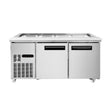 Thermaster Two Door Cold Bench Salad Station 4x1/1 GN Pans - PG150FA-XB