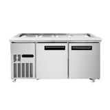 Thermaster Two Door Cold Bench Salad Station 4x1/1 GN Pans PG150FA-XB