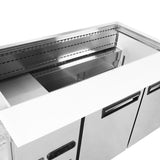 Thermaster Two Door Cold Bench Salad Station 4x1/1 GN Pans - PG150FA-XB