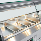 Thermaster Wet and Dry Bain Marie Display 4x1/1 GN Pans - PG150FE-XG