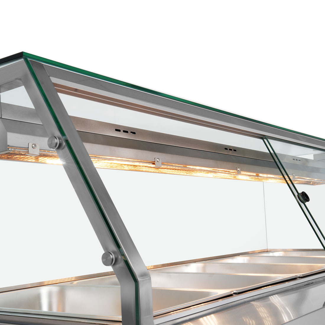 Thermaster Wet and Dry Bain Marie Display 4x1/1 GN Pans - PG150FE-XG