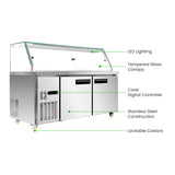 Thermaster Cold Salad & Noodle Bar 5x1/1 GN Pans - PG180FA-XG