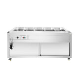 Thermaster Premium Wet and Dry Bain Marie Food Display 5x1/1 GN Pans - PG180FE-XB
