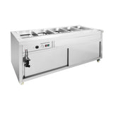 Thermaster Premium Wet and Dry Bain Marie Food Display 5x1/1 GN Pans - PG180FE-XB