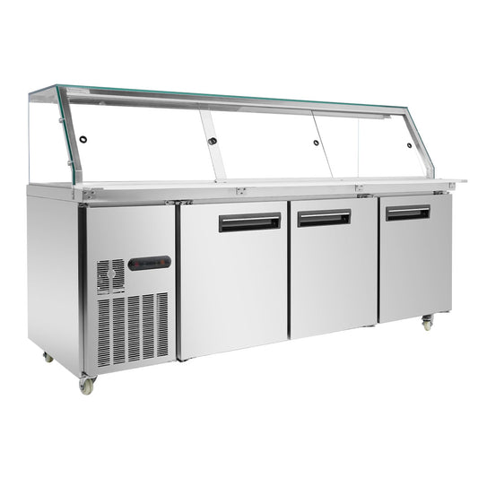 2NDs: Thermaster Cold Salad & Noodle Bar 6x1/1 GN Pans - PG210FA-XG-NSW2170