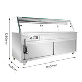 Thermaster Wet and Dry Bain Marie Display 6x1/1 GN Pans PG210FE-XG