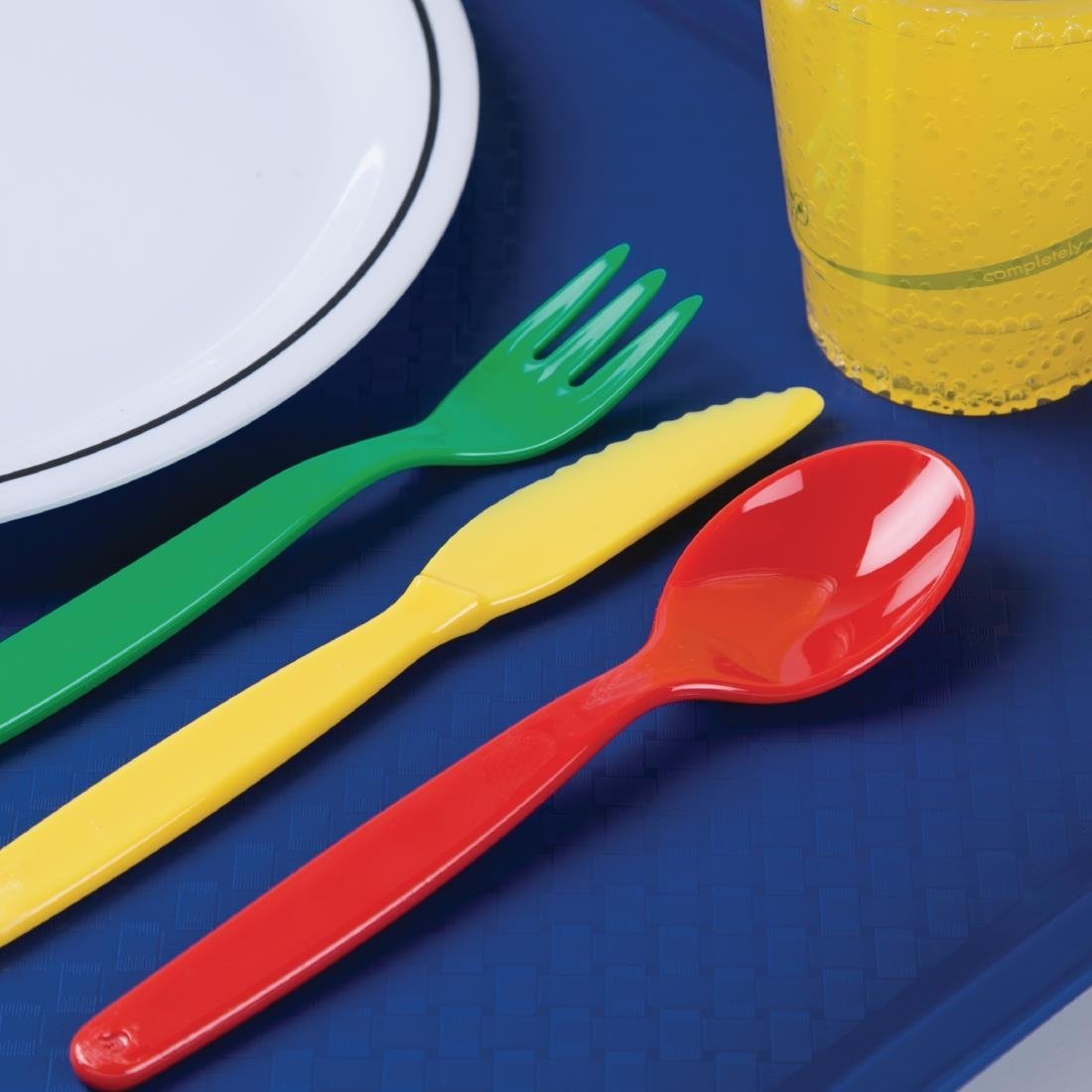 Olympia Kristallon Polycarbonate Fork Red - 170mm (Pack 12)