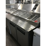 Ex-Showroom: Thermaster two door DELUXE Pizza Prep Bench - PPB/15-VIC1061