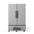 HQS2SSHC Quartz Star - Two Door Stainless Steel Upright Storage Refrigerator