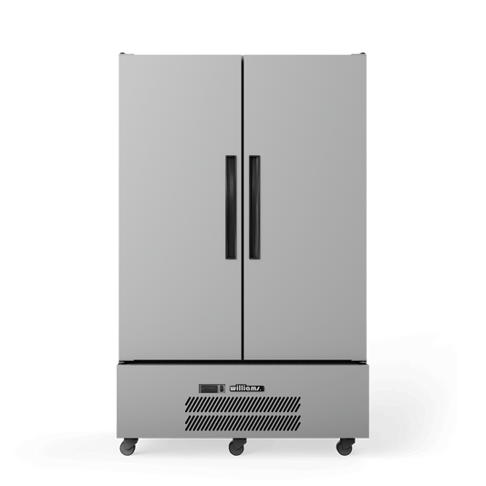 HQS2SSHC Quartz Star - Two Door Stainless Steel Upright Storage Refrigerator