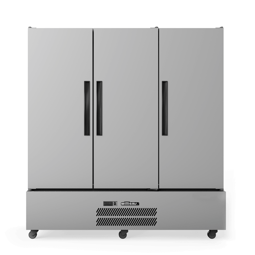 HQS3SSHC Quartz Star - Three Door Stainless Steel Upright Storage Refrigerator