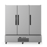 HQS3SSHC Quartz Star - Three Door Stainless Steel Upright Storage Refrigerator