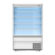 M125MTWCN Gem Multideck - white open deck fridge with night blind