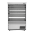 M125MTSCN Gem Multideck - stainless steel open deck fridge with night blind