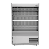 M125MTSCN Gem Multideck - stainless steel open deck fridge with night blind